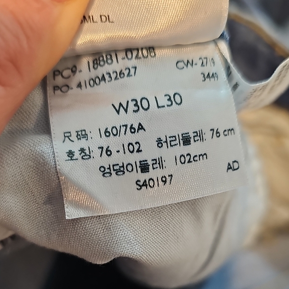 Levi's 711 Blue Skinny 30x30 Jeans Sleek Fit - Picture 11 of 13